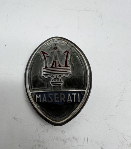 Emblem logo hinten - logo, maserati
