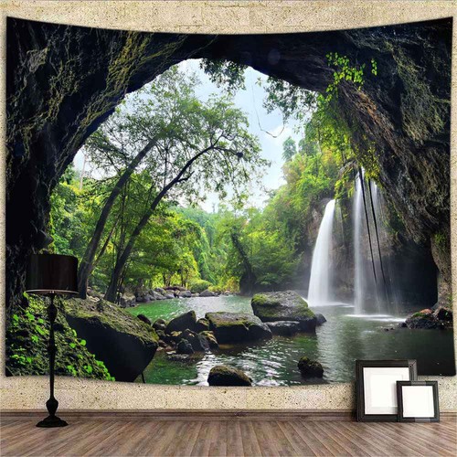Wasserfall natur poster xxl - wasserfall,