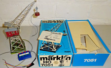Märklin H0 7051 Drehkran mit Stellpult und Hebemagnet