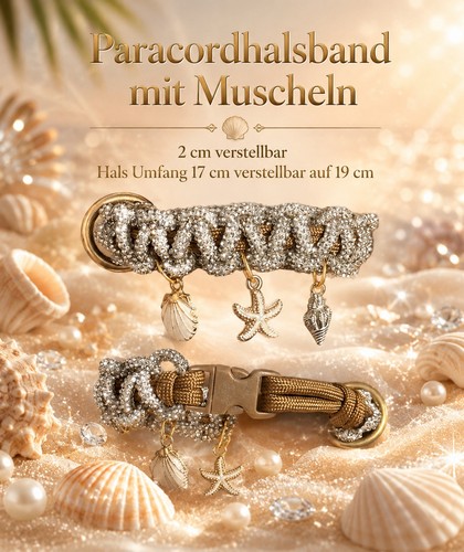 Luxus paracord halsband - luxus,