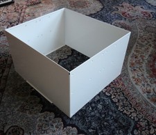 USM Haller Einlege Rahmen Tablar schublade 50 x 50 cm Raster mass Rohr Weiss