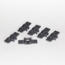 6x LEGO® Technic Kettenglieder Panzer Raupe Link dunkelgrau (57518) NEU