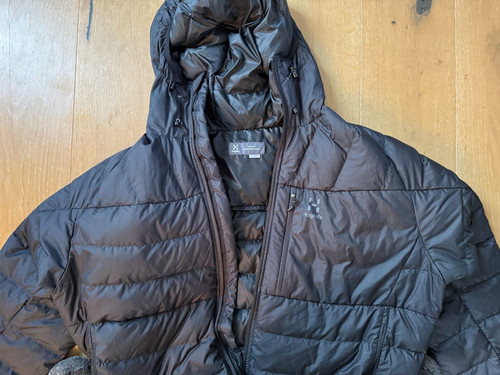 Haglofs black pertex - pertex, down