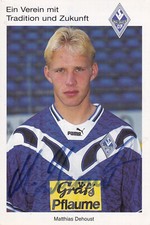 Autogramm - Matthias Dehoust (Waldhof Mannheim) - 1995/1996