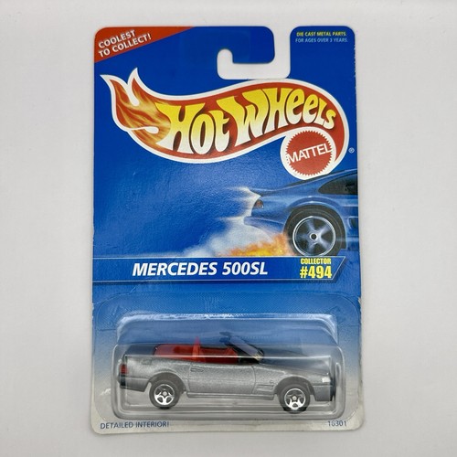 1995 hot wheels mercedes 500sl - hot,