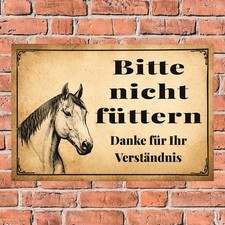 Schild pferde bitte nicht - schild,