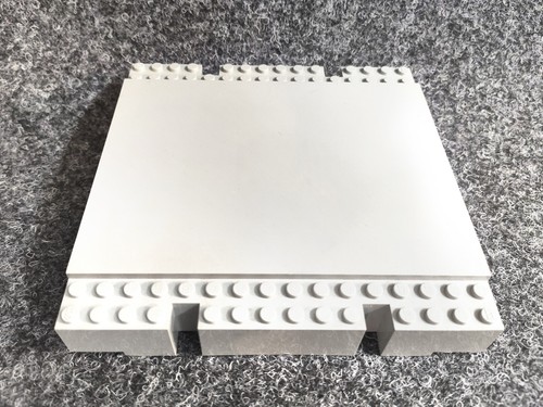 Lego 2617 baseplate - baseplate, altgrau