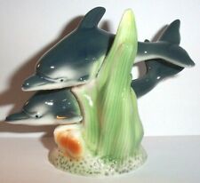 DELPHIN DELFIN - KERAMIK Imitat - Spielend - Dolphin - Figur Tischdeko FunnyNr.1