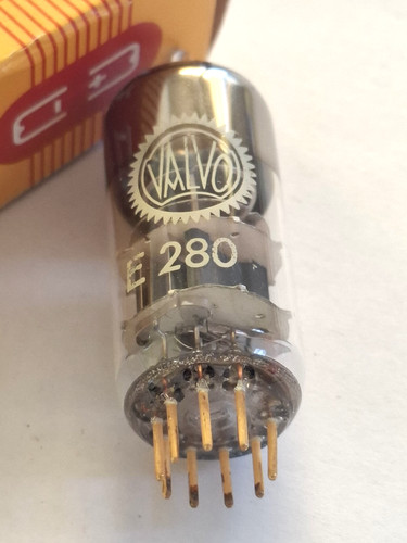 Valvo e280f tube röhre gold - valvo,