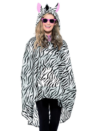 Zebra poncho - poncho,