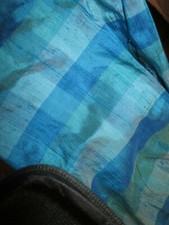 4,0 lfdm Dupionseide kariert