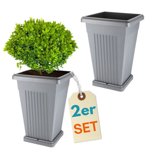 2er set pflanz kübel - pflanz,