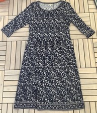 KLEID, BLAU WEISs, GR. XL, 44 46 , MAX STUDIO, WUNDERSCHÖN FALLEND