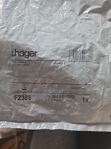 Hager träger 2x22 - m.,
