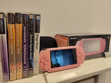 PSP 1004 Pink Edition mit OVP und 6 Spielen Sehr Guter Zustand Sammler