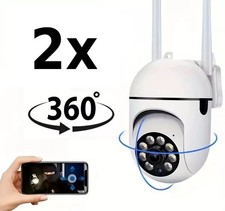 2x Überwachungskamera 360