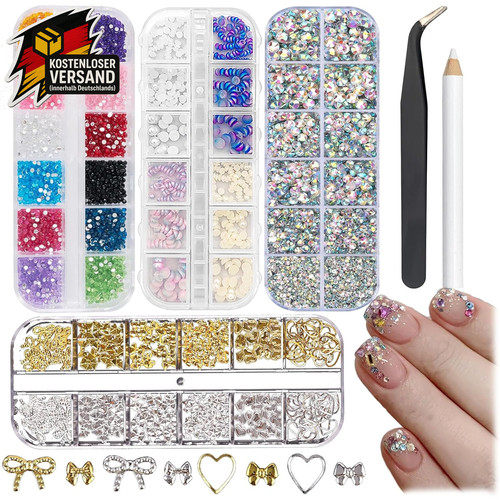 Nagelkunst set mit - nagelkunst-set,