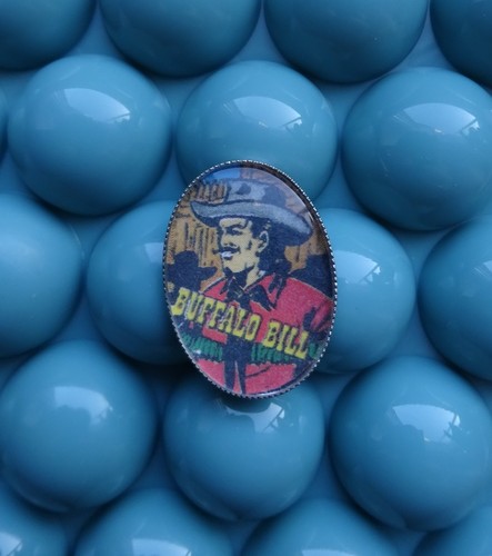 Buffalo bill anstecknadel - bill,
