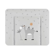 JULIUS ZÖLLNER Wickelauflage Softly Savanne Grau Größe 85x75