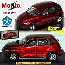 Chrysler PT Cruiser Kombi 2000-06 rot red metallic 1:18 Maisto 31895 für Bastler