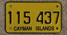 Motorradkennzeichen Cayman