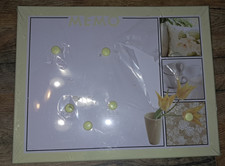 Magnettafel / Memoboard – 46 × 36 cm – mit Magneten – unbenutzt & neu verpackt