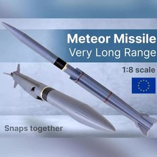 3D-gedrucktes 46cm 1:8 Militärmodell - Europäische Meteor Rakete - Für Sammler