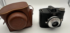 Agfa Clack München Germany Boxkamera Kamera  + Hülle Fotoaperat Vintage Sucherka