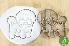 Hund Bichon Frise ganz Keksstempel/Ausstechform keksausstecher PLA ca.8cm