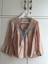 Odd Molly Bluse Gr. 1 S Gr. 36 beige gesmokt, top!