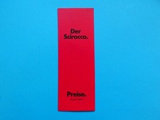 Prospekt / Preisliste - VW