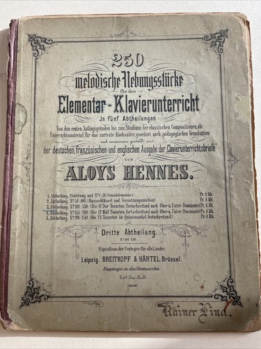 250 melod übungsstücke - 250,