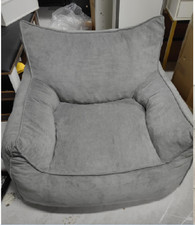 Sitzsack Sitzsacksofa Hellgrau