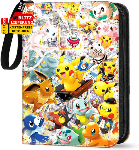 Pokemon sammelalbum 400 karten - sammelalbum,