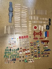 Große Holz Eisenbahn Sammlung