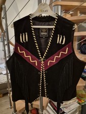 Western Leder Weste mit