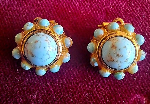Antiker modeschmuck ohrclips - antiker,