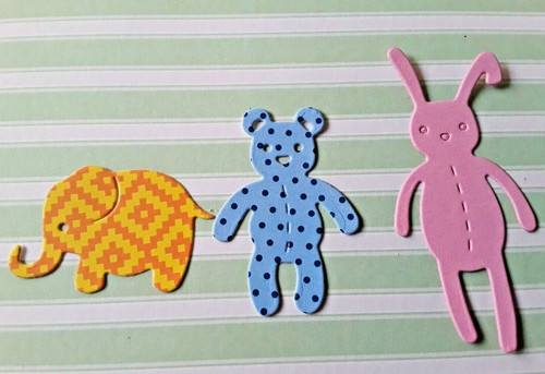 Stanzschablonen hase teddy - stanzschablonen, hase,