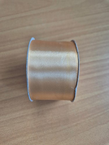 Gold satinband 50mm - satinband,