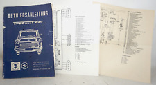 Betriebsanleitung Trabant 601