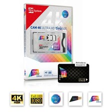 Aktiviert TivuSat Telesystem CI+ Smarcam 4K ULTRA HD inklusive BLACK Smartcard