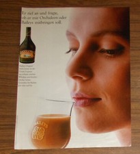 Seltene Werbung BAILEYS Original Irish Cream - Orchideen oder Baileys 1983