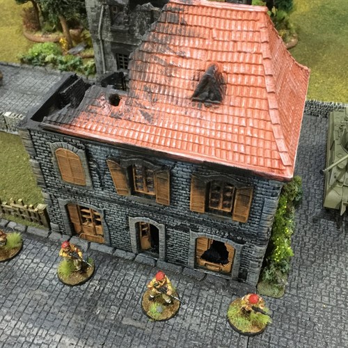 Tabletop gelände gebäude ww2 - gebäude,
