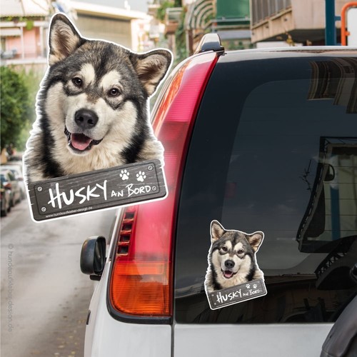 Husky bord autoaufkleber - husky,