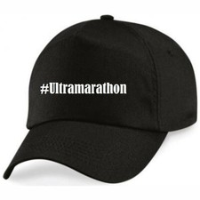 Basecap #Ultramarathon Hashtag Raute für Damen Herren und Kinder