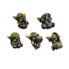 Ork War2 10 Köpfe Gasmasken
