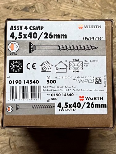 Würth assy csmp - 4,