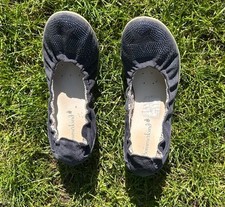 Sommerkind Ballerina Gummizug, Gr. 39 Dunkelblau Stern Glitzersteine