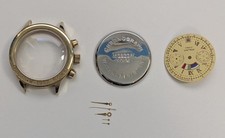 Poljot Chronograph 3133 Uhr Gehäuse+ Zifferblatt+ Zeiger / case dial hands Watch