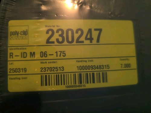 Poly clip system idm 175 - poly-clip, r-idm